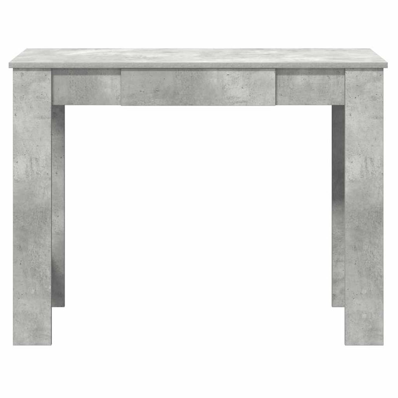 Desk 100X45x75 Cm Engineered Wood, Concrete Grey