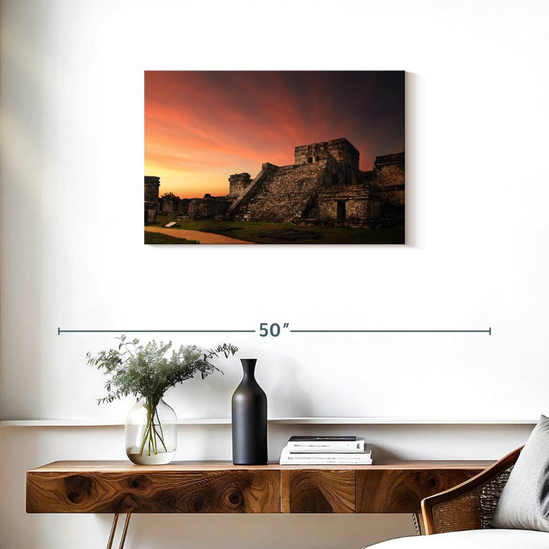 Nicci Ancient El Castillo, 20" H x 30" W