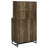 Harlie Rustic Oak 2-Doors Wine Cabinet