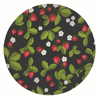 Strawberries Outdoor Rug