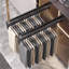 Porte-pantalons rétractable avec rail coulissant-104831604