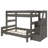 Modern Farmhouse Bunk Bed With Staircase-433106376-433106380