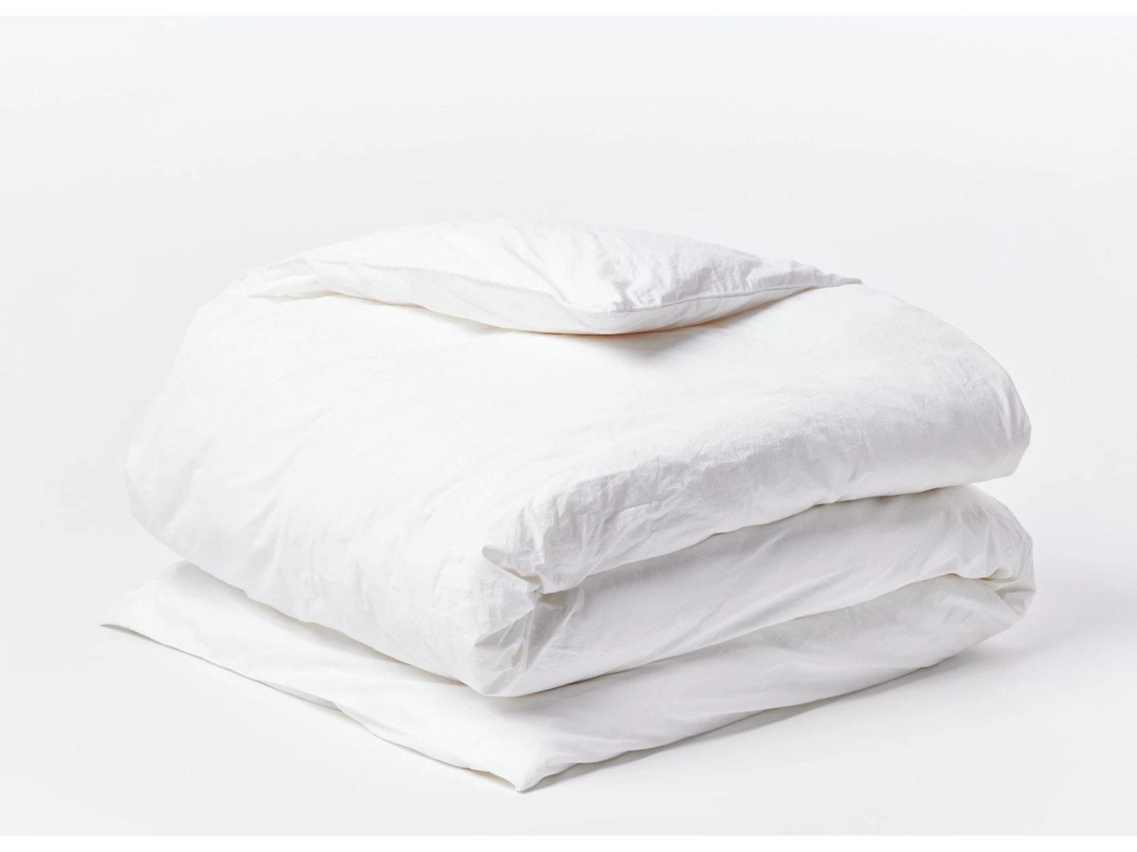 Organic Cotton Duvet Cover Set, Full/Queen Duvet Cover, Alpine White