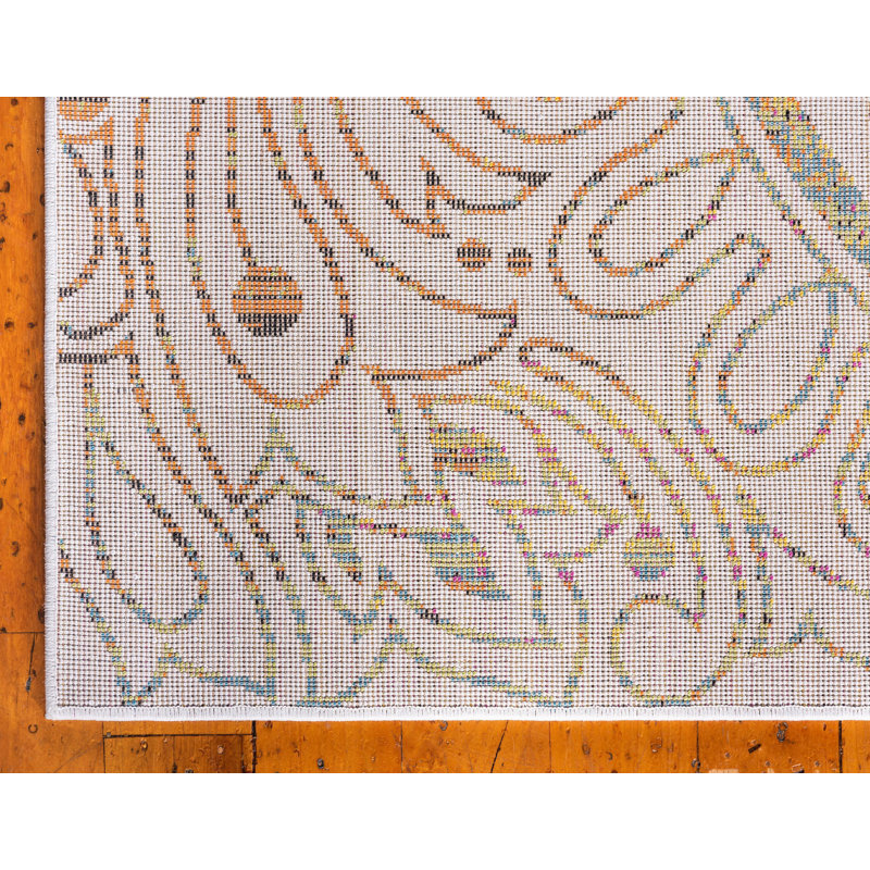 Columbus Geometric Indoor Rug, Rectangle 6'1" x 9'