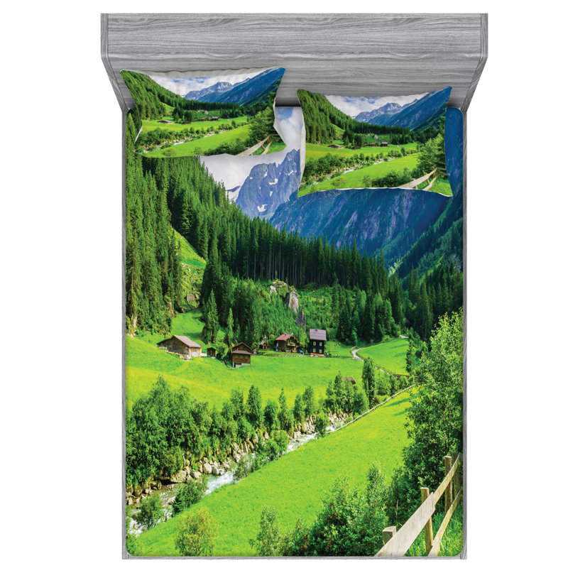 Microfiber Sheet Set, Full Sheet Set with Fitted Sheet