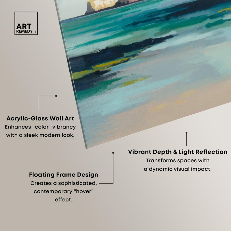 «Coastal Views» par Art Remedy, H 12 po x l 12 po