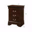 Table de chevet 3 tiroirs, cappuccino-1749092845