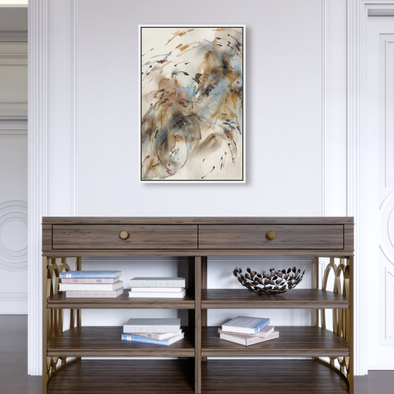 Mindfulness Print by Oliver Gal, 25"H x 17"W, White Floater Frame