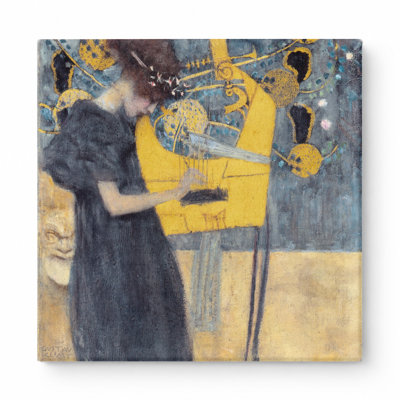 Music I (1895) — Square Canvas Wall Art