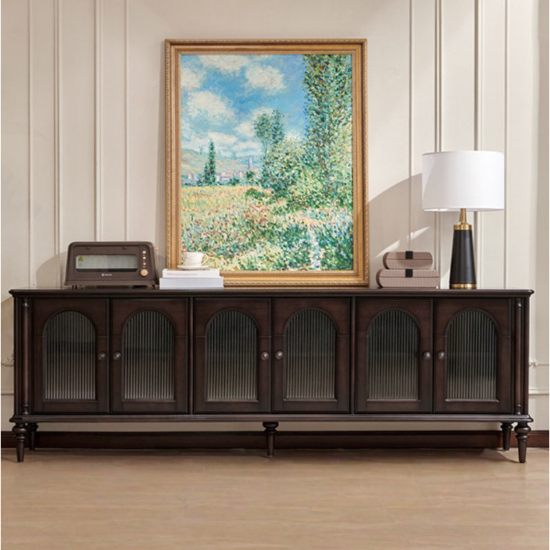 Simple Solid Wood TV Cabinet
