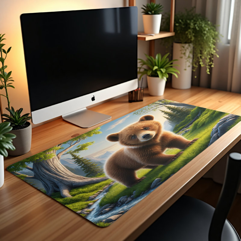 Polyester Desk Pad, 14.4x12.1