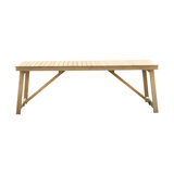 Audre Extendable Rectangular Teak Outdoor Dining Table