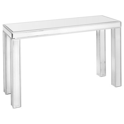 120cm Glass Console Table