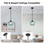 Luminaire suspendu 1 lumière l 9 po pour îlot de cuisine, table de salle à manger, évier, couloir-888343190