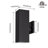 Alvisa Outdoor Wall Light in 2 Lights Dusk to Dawn with Aluminum