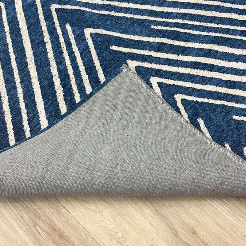 Tapis en coton tissé Alfa Rich Roemer, Rectangulaire 2 pi 6 po x 4 pi 9 po