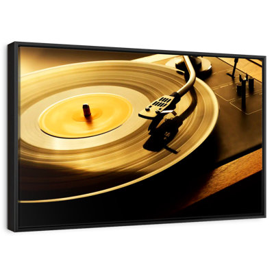 Spinning Vinyl Record