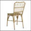 Ensemble de 2 chaises d'extérieur en osier de patio en osier pour terrasse, piscine, jardin-1136130025