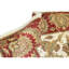Hand Knotted Wool Area Rug in Ivory And Red