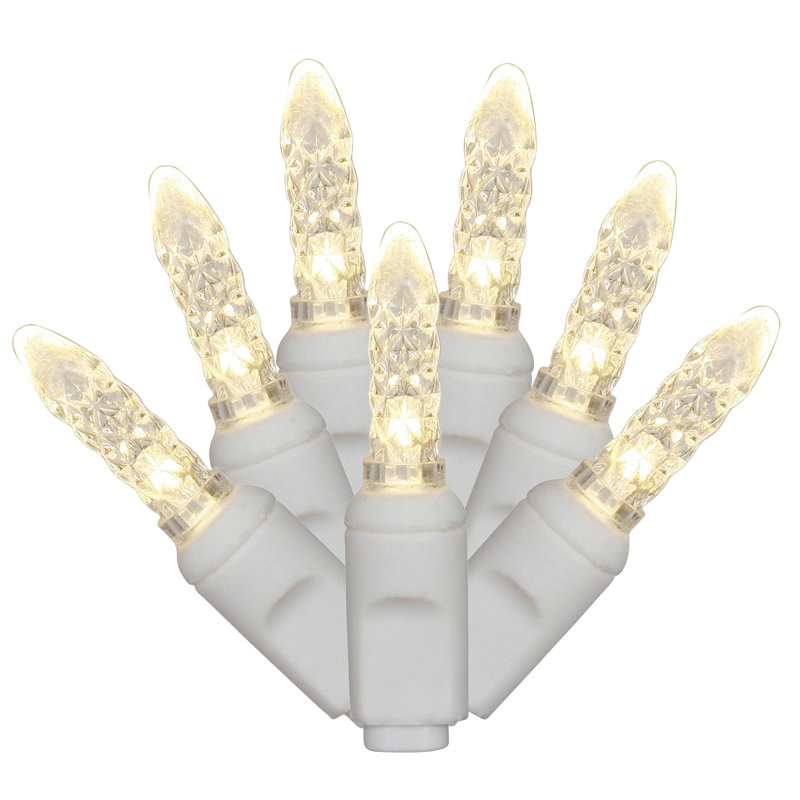 70 lumières de Noël glaçons, H 24 po x l 1 po x P 108 po, Blanc chaud
