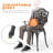 Aleah 3-Piece Cast Aluminum Bistro Set with Umbrella Hole