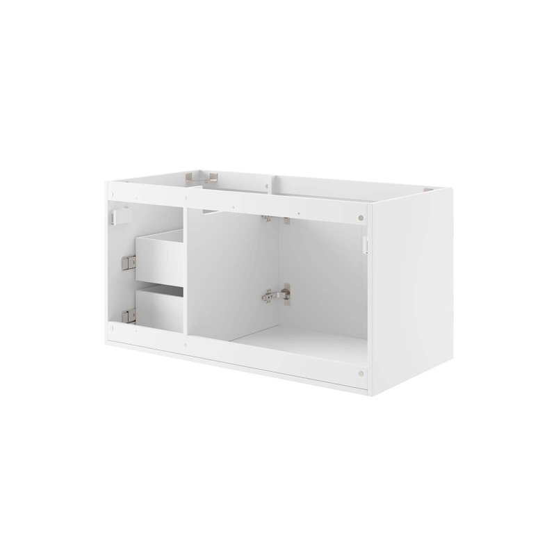 Vitality 36" White Wall-Mount Bathroom Vanity Cabinet