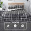Check Design Polycotton Duvet Cover Set with Pillowcases, Yarn Bedding All Standard Single Double King-570082636