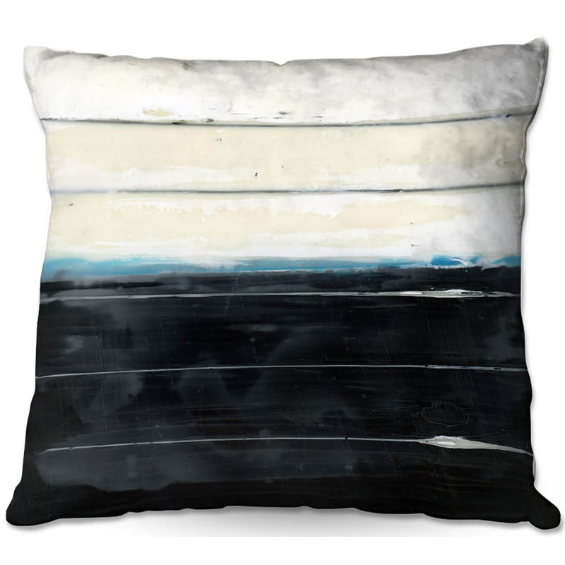 Coussin décoratif noir ou blanc canapé not always, 16 po x 1 po