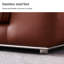 Canapé modulaire en similicuir caramel-128968840