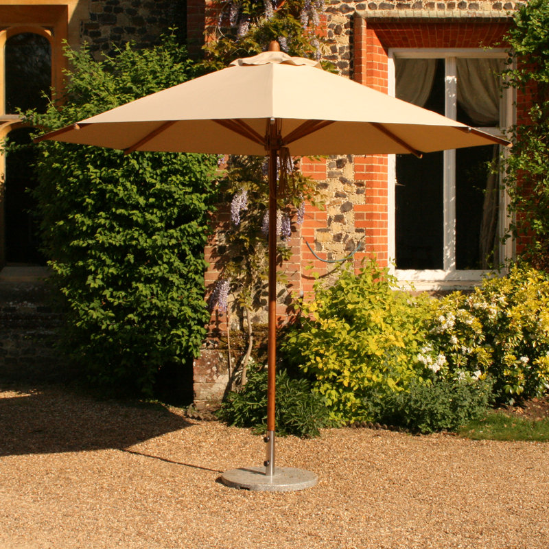 Levante Umbrella, Ecru, Polyester, 120" W x 120" D