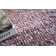Plush Ombre Hand-Knotted Wool/Viscose Area Rug in Deep Mauve