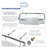 Drill / Screw Stainless Steel Shower Basket-47591693