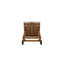 Vitti 65cm Long Reclining Teak Sun Lounger with Cushions