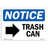 Trash Can [Right Arrow] Sign-79173142