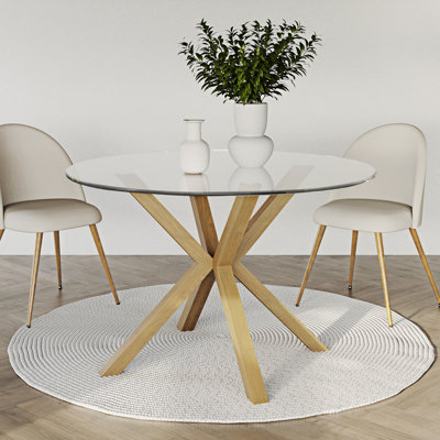 Charlie Metal Base Dining Table