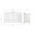 Cambridge 60.25'' Single Bathroom Vanity with Carrara Quartz Top-506326633-506326629