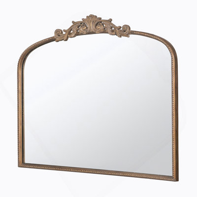 40" x 31" Classic Design Arch Mirror and Baroque Inspired Frame