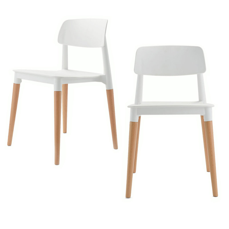 Chaise d'appoint Jago, Blanc, 2