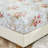 100% Egyptian Cotton Fitted Sheet Set, 4pcs 800 Thread Count Vintage Red Rose In Light Blue Bedding Set, For Bedroom Guest Room Student Dorm All Seasons-101880700-121118039