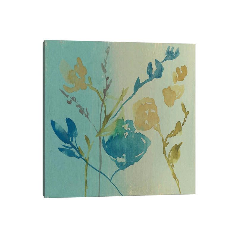 Spa & Sage Bouquet II 1 Piece Wrapped Canvas Wall Art, 45.72 cm H x 45.72 cm W