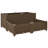 Planter Raised Flower Bed with Rattan Look Plant Box Polypropylene-166032076