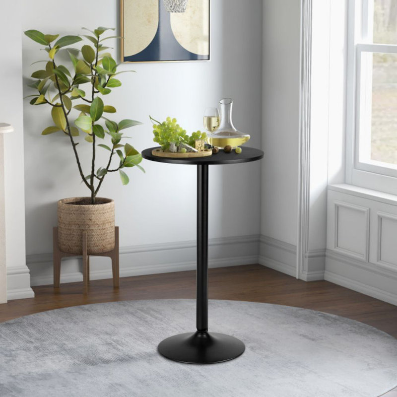 Jakab Round Metal Base Dining Table