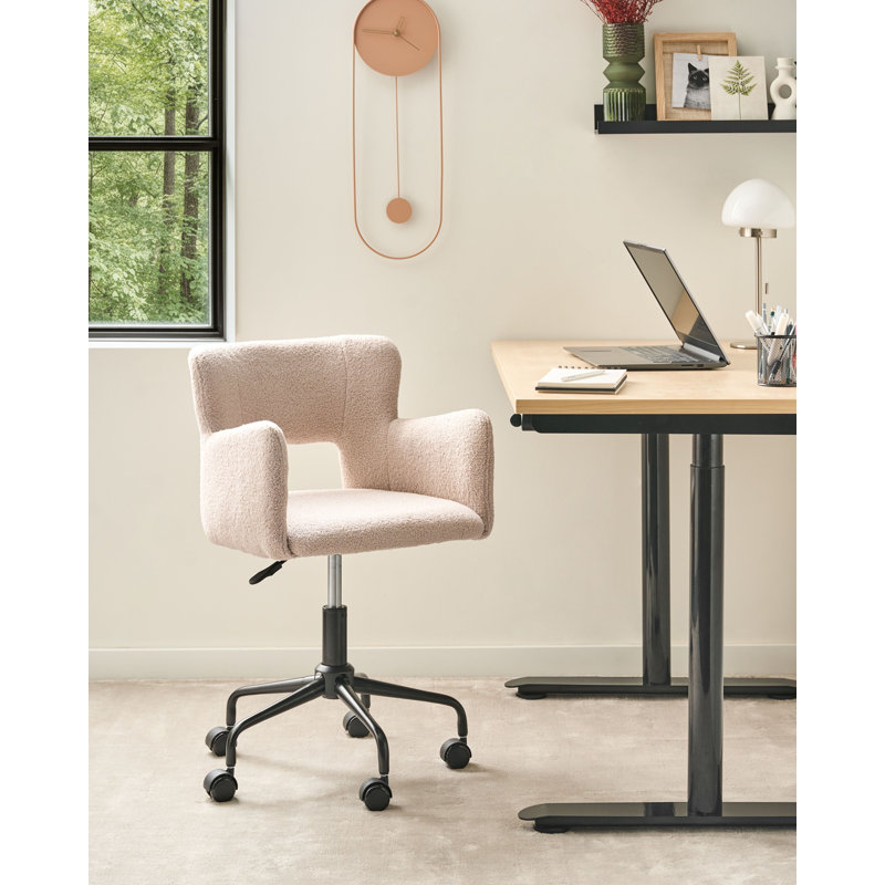 Boucle Office Chair