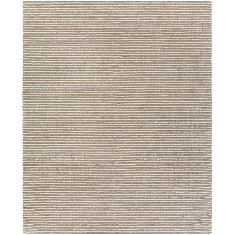 Felix Wool Area Rug in Gray/Cream