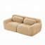 Canapé 2 places moelleux en tissu moelleux-745414037