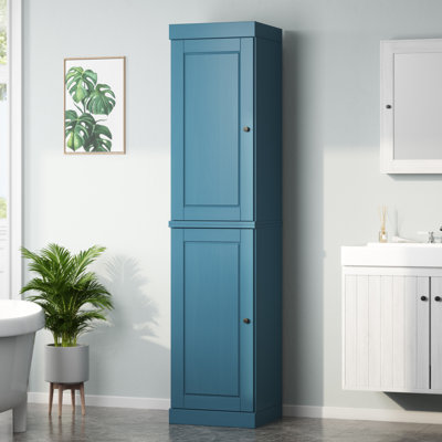 16.5" W Solid Wood Bathroom Cabinet