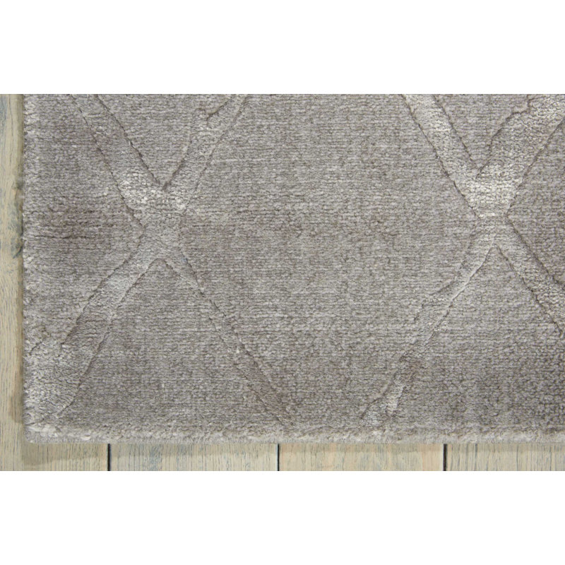 Baronets Viscose Geometric Indoor Rug, Rectangle 9'9" x 13'9"