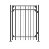 Barrière en métal 5 pi H 5 pi x l 5 pi
