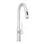 Robinet rétractable de cuisine 18,76 po - Nickel brossé, et élégant en nickel de style moderne