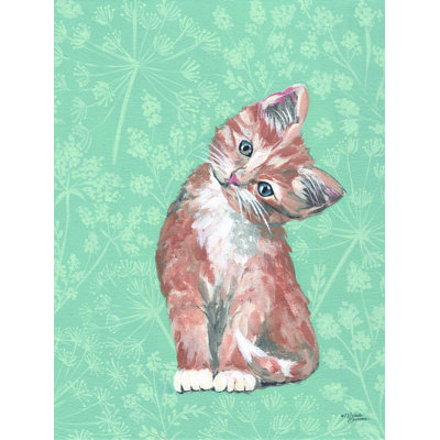 «Moxie the Kitten», impression sur toile tendue